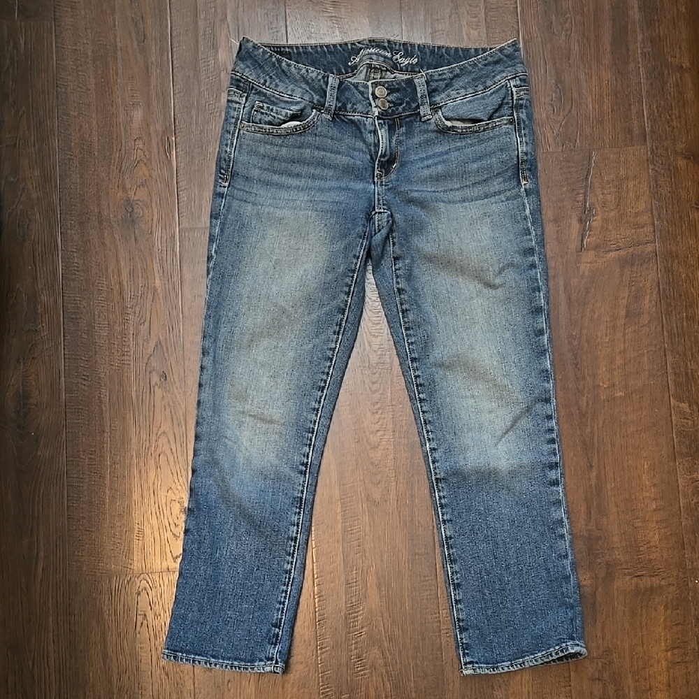American Eagle Stretch Artist Crop Denim Jean
